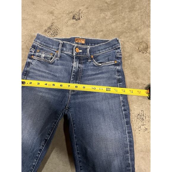 Mother Jeans Womens 24 Flare Bell Bottom Weekender Fray Teaming Up Made In USA - Picture 9 of 15